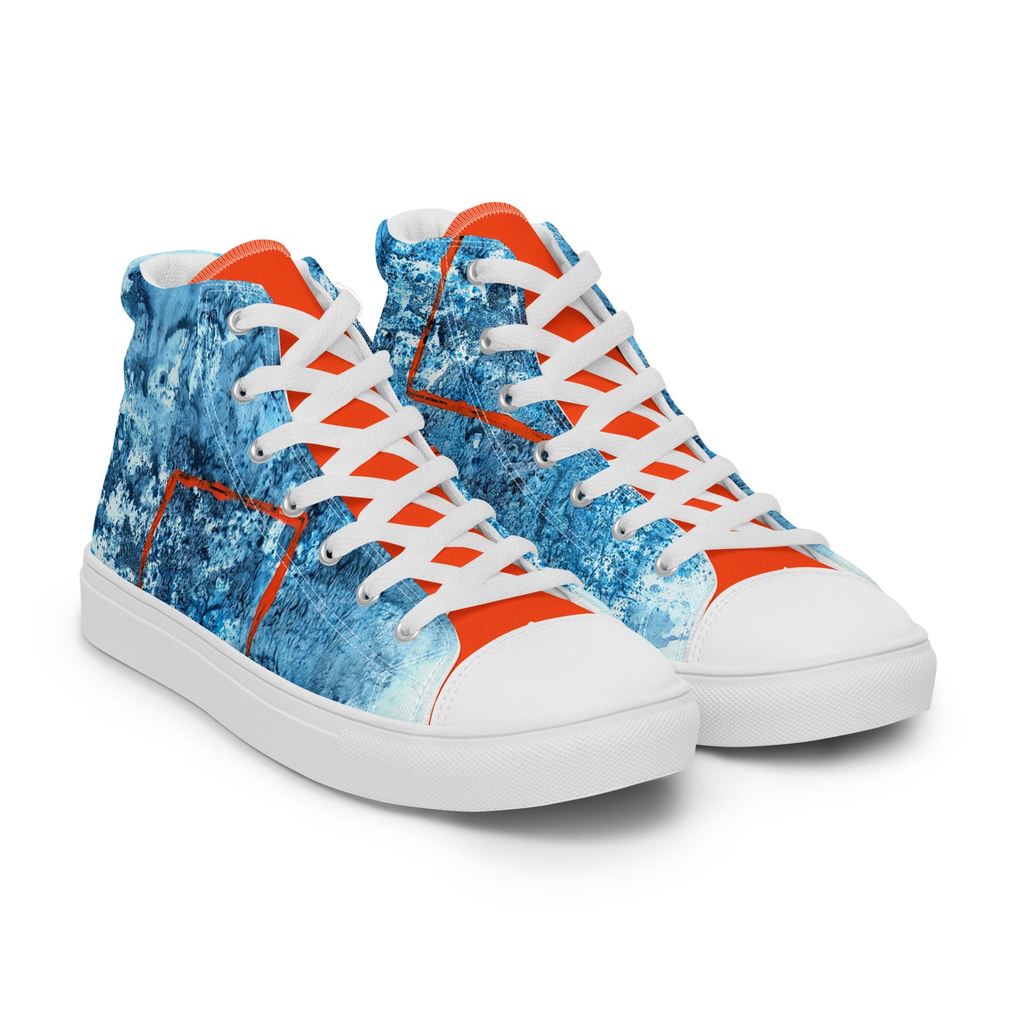 Men’s high top canvas shoes